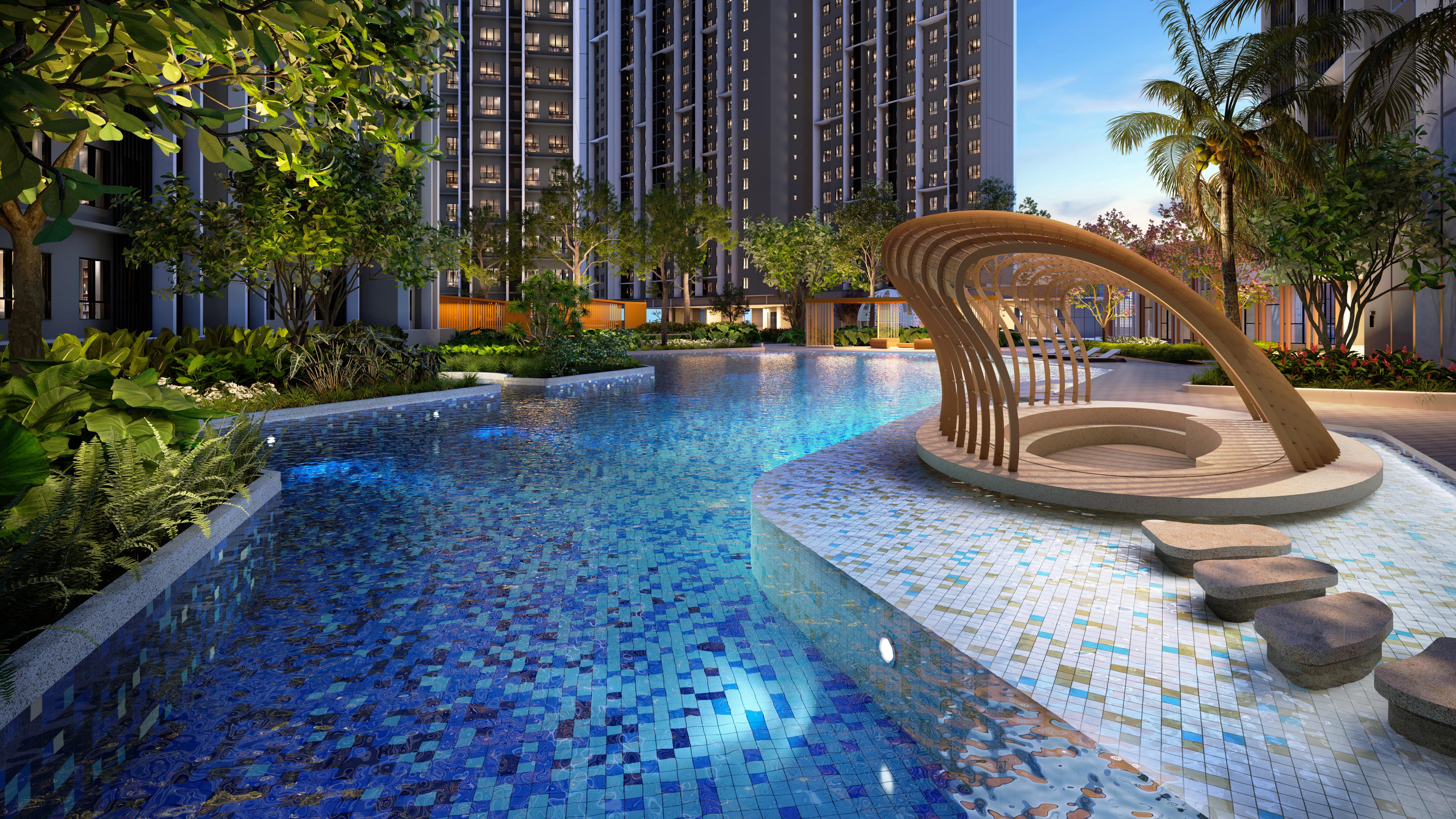 Causewayz Square @ JBCC ocean theme pool artist impression