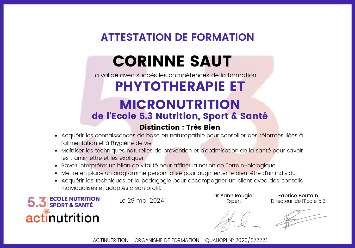 Phytothérapie & Micronutrition