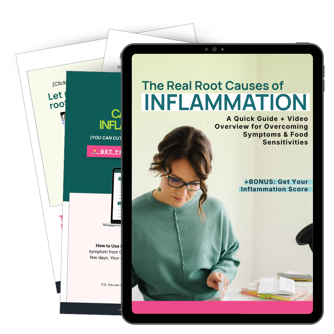 The Root Causes of Inflammation guide by Christa Biegler, RDN