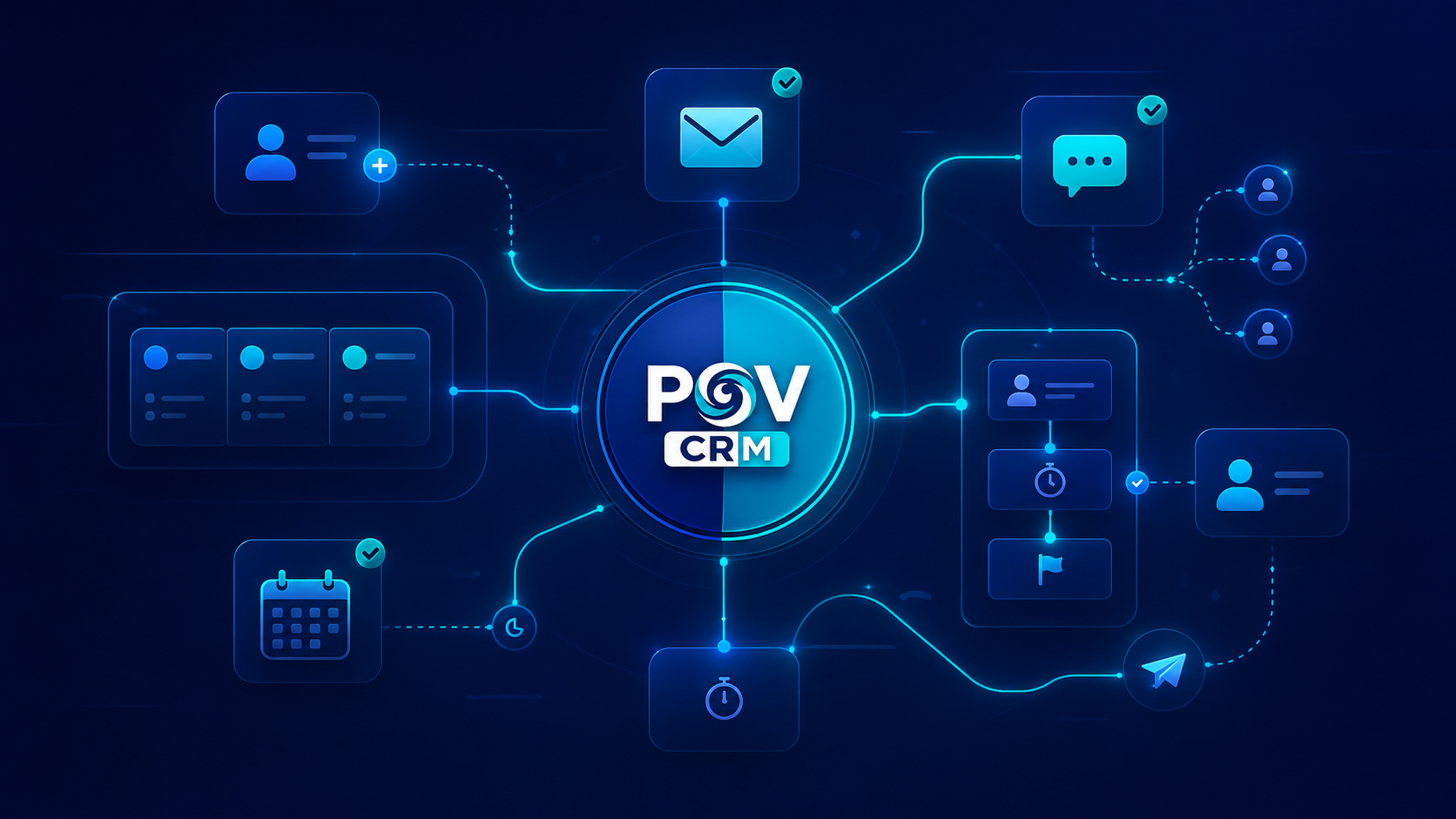 POVCRM desktop workspace