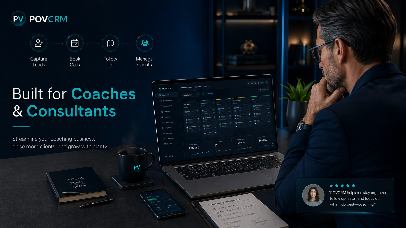 POVCRM for Professional Services visual