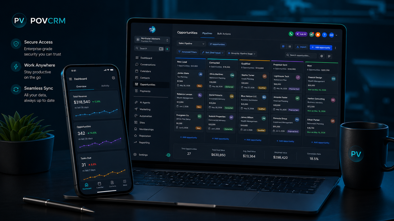 POVCRM for Coaches & Consultants visual