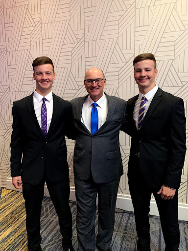 Empty baseball dugout