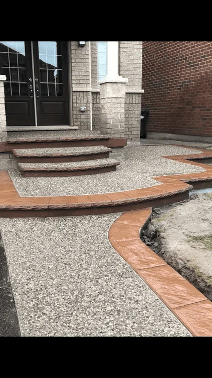 Residential concrete project with clean lines and strong finish
