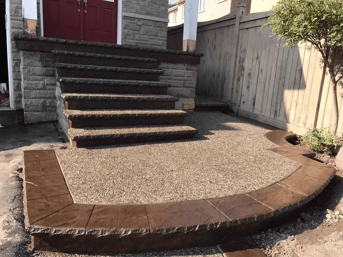 Residential concrete replacement project