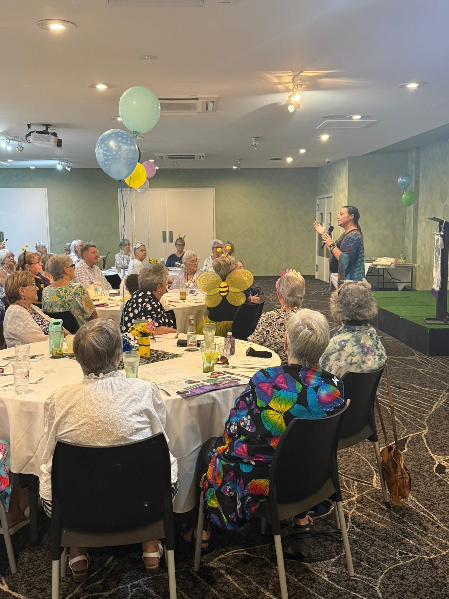 Alicia Ann Wade speaking at an event