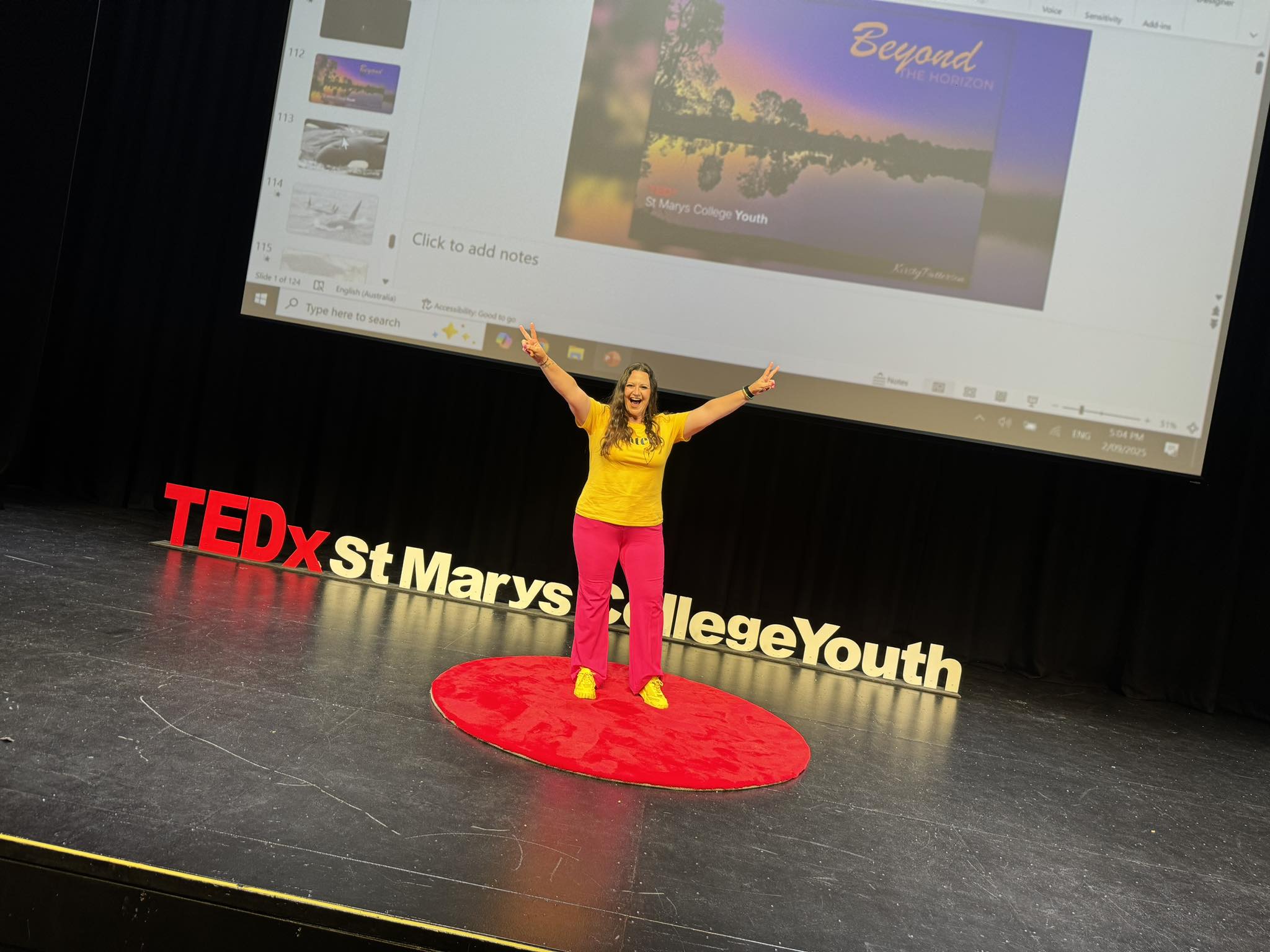Alicia Ann Wade on the TEDx stage