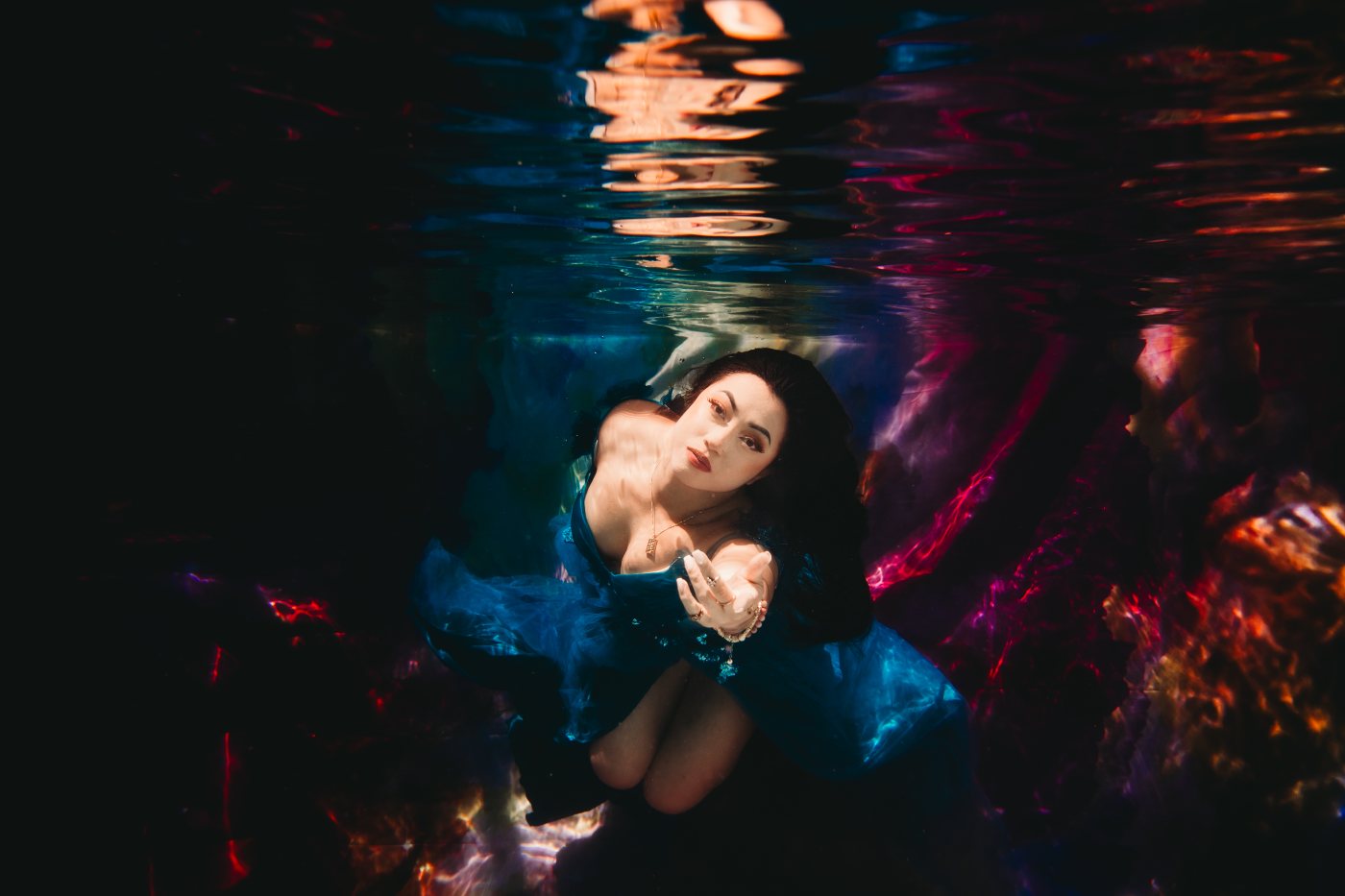Underwater portrait from an Undercurrent session