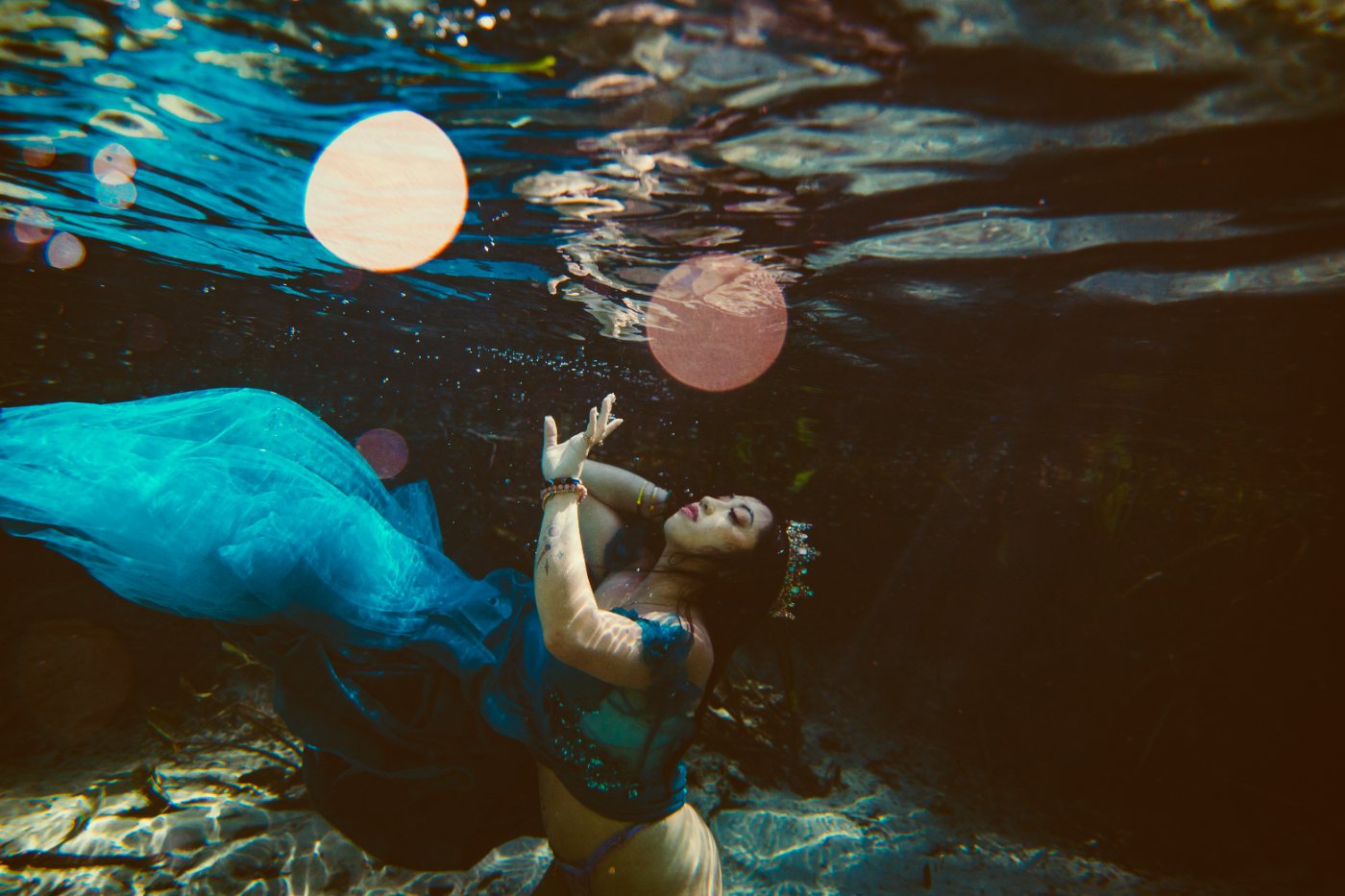 Underwater portrait from an Undercurrent session