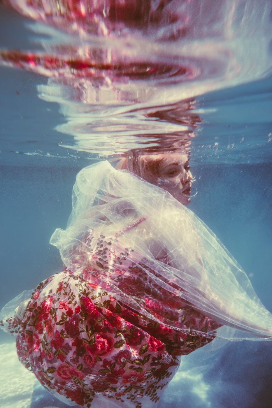 Underwater portrait from an Undercurrent session