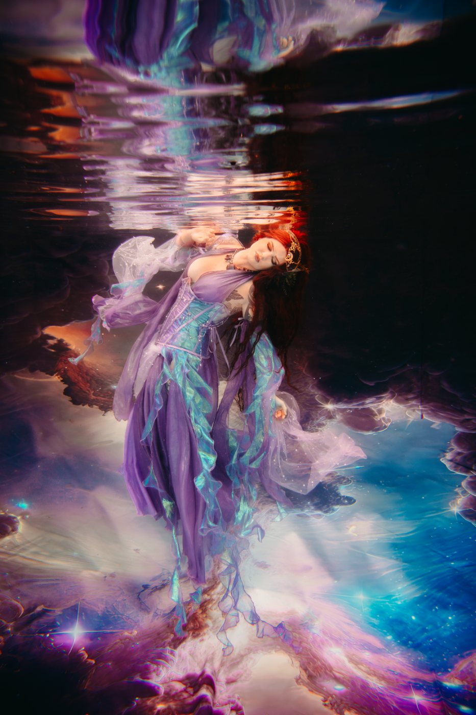 Underwater portrait from an Undercurrent session