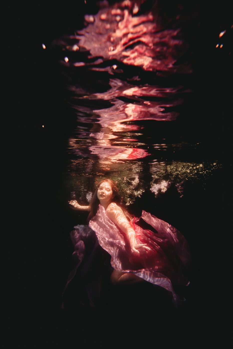 Underwater portrait from an Undercurrent session
