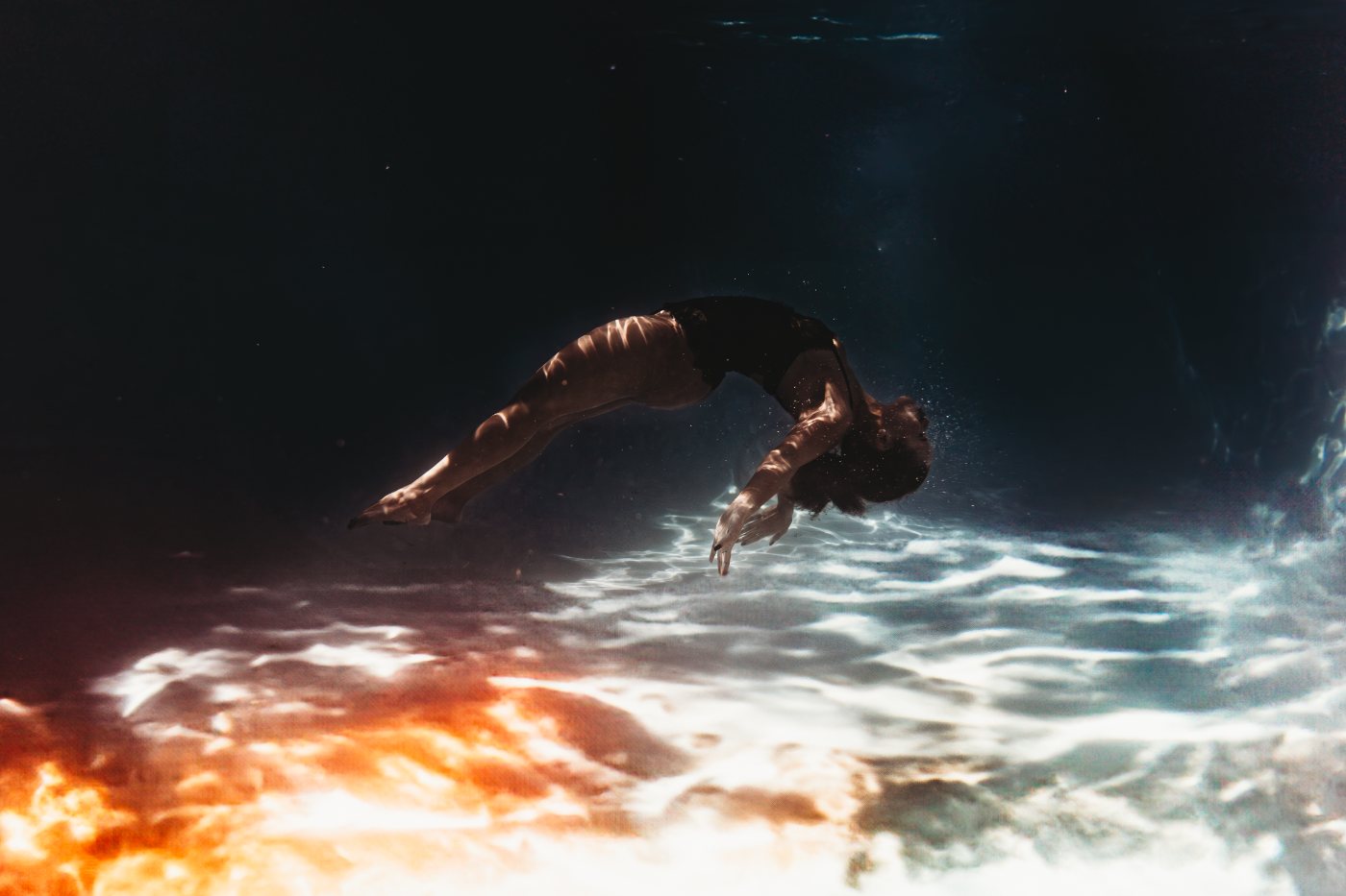 Underwater portrait from an Undercurrent session