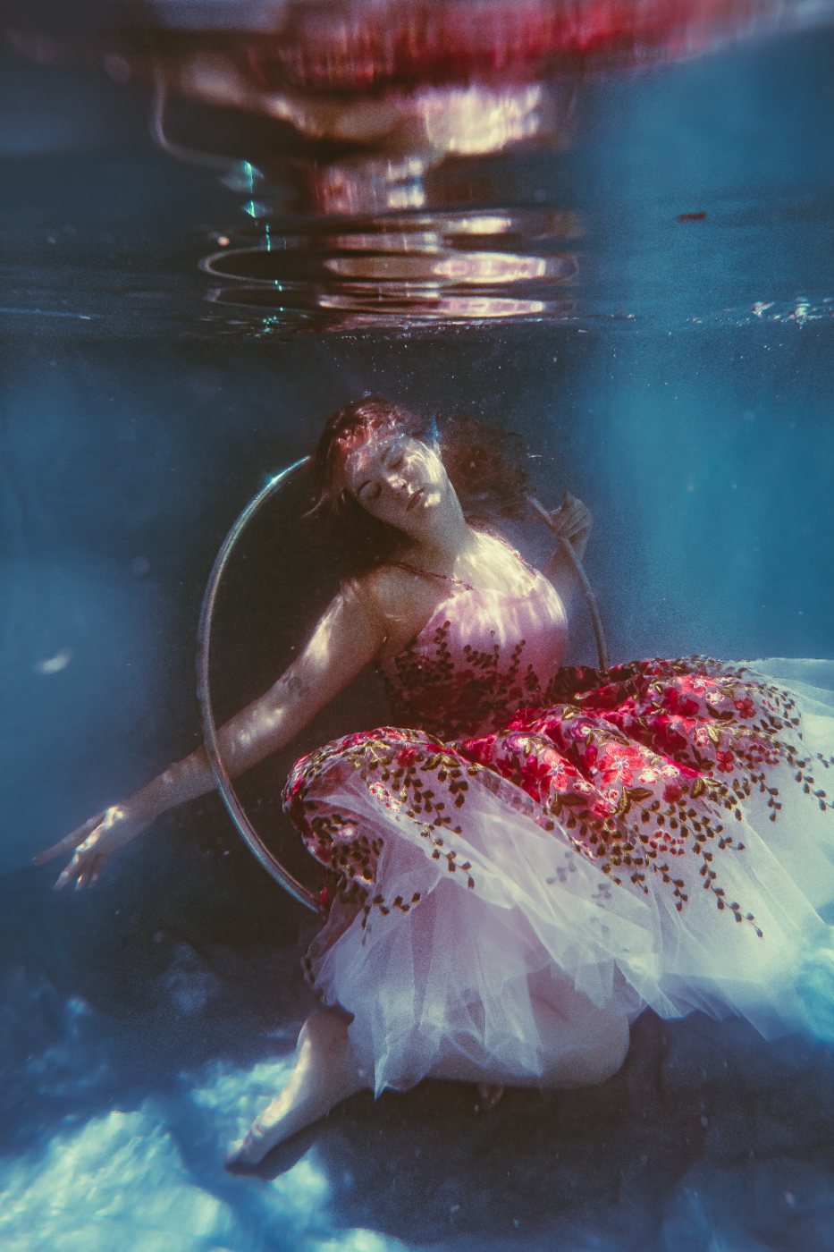 Underwater portrait from an Undercurrent session