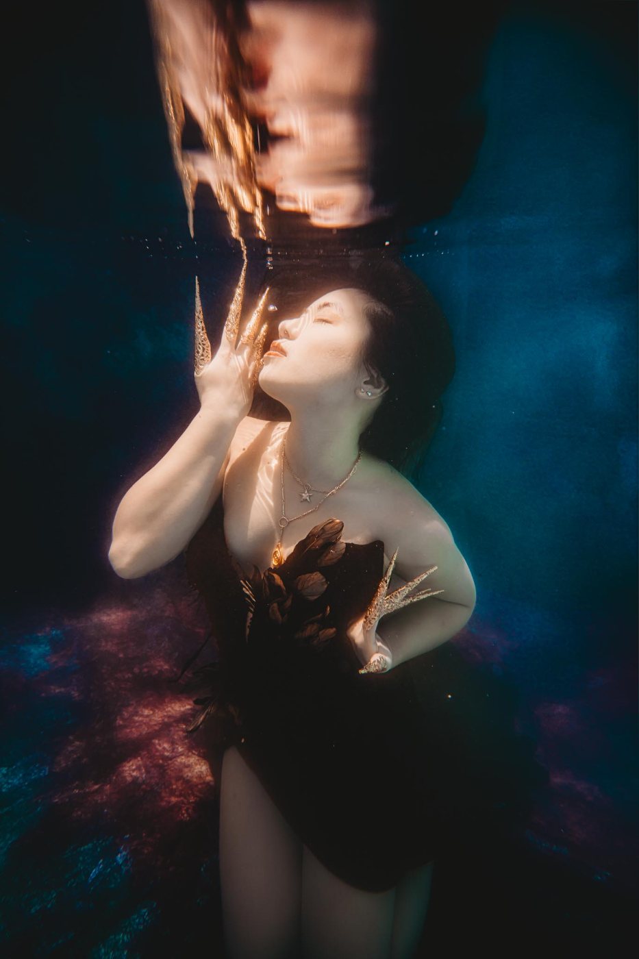 Underwater portrait from an Undercurrent session
