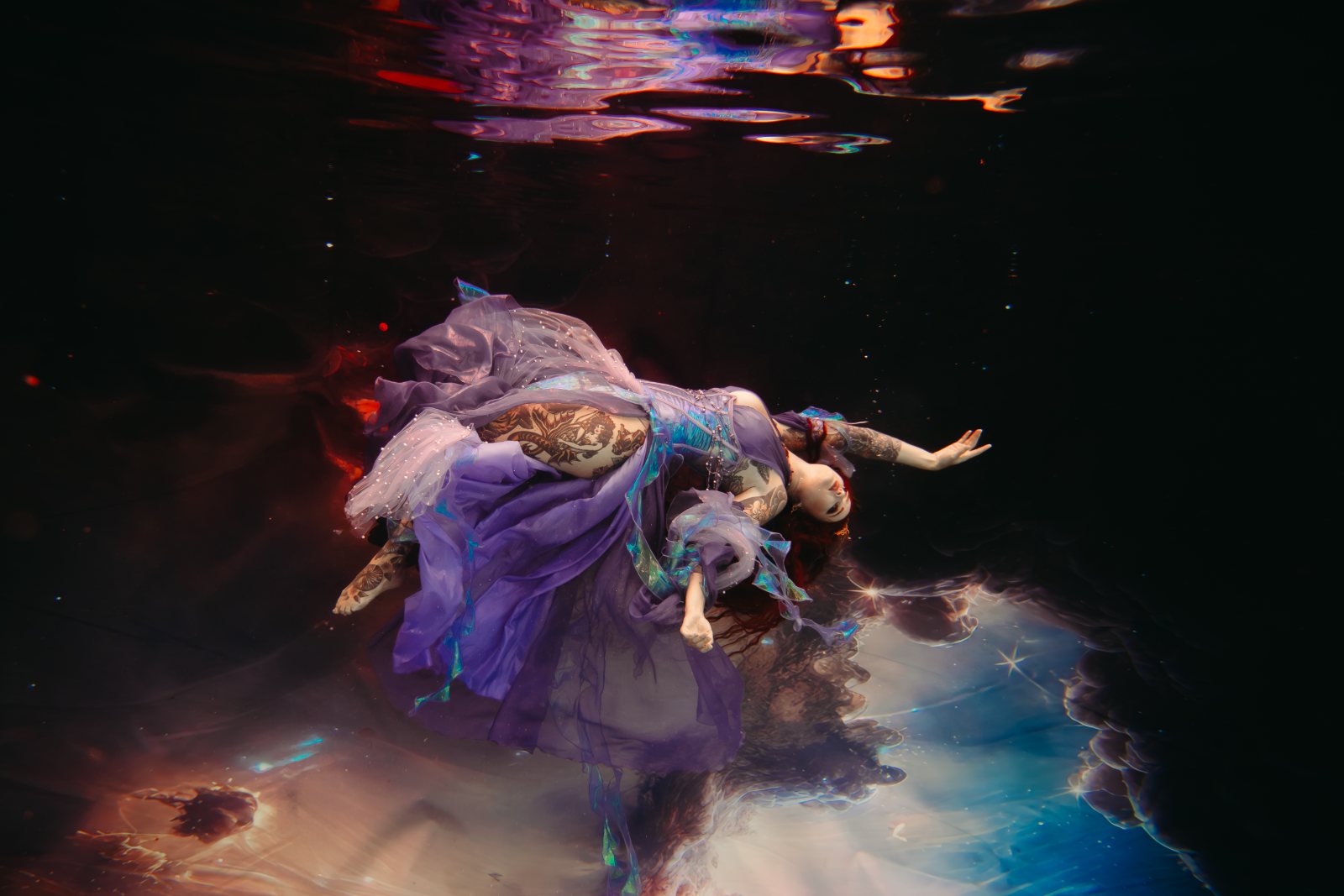 Underwater portrait from an Undercurrent session