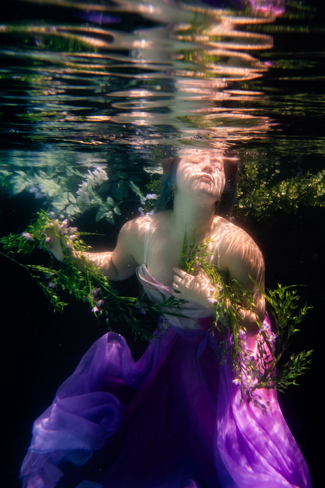 Underwater portrait from an Undercurrent session