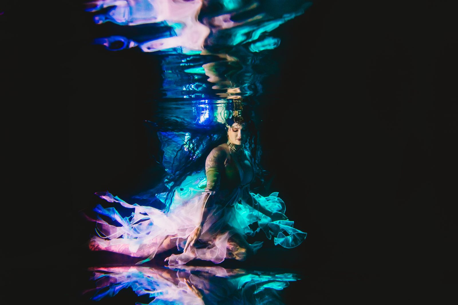 Underwater portrait from an Undercurrent session