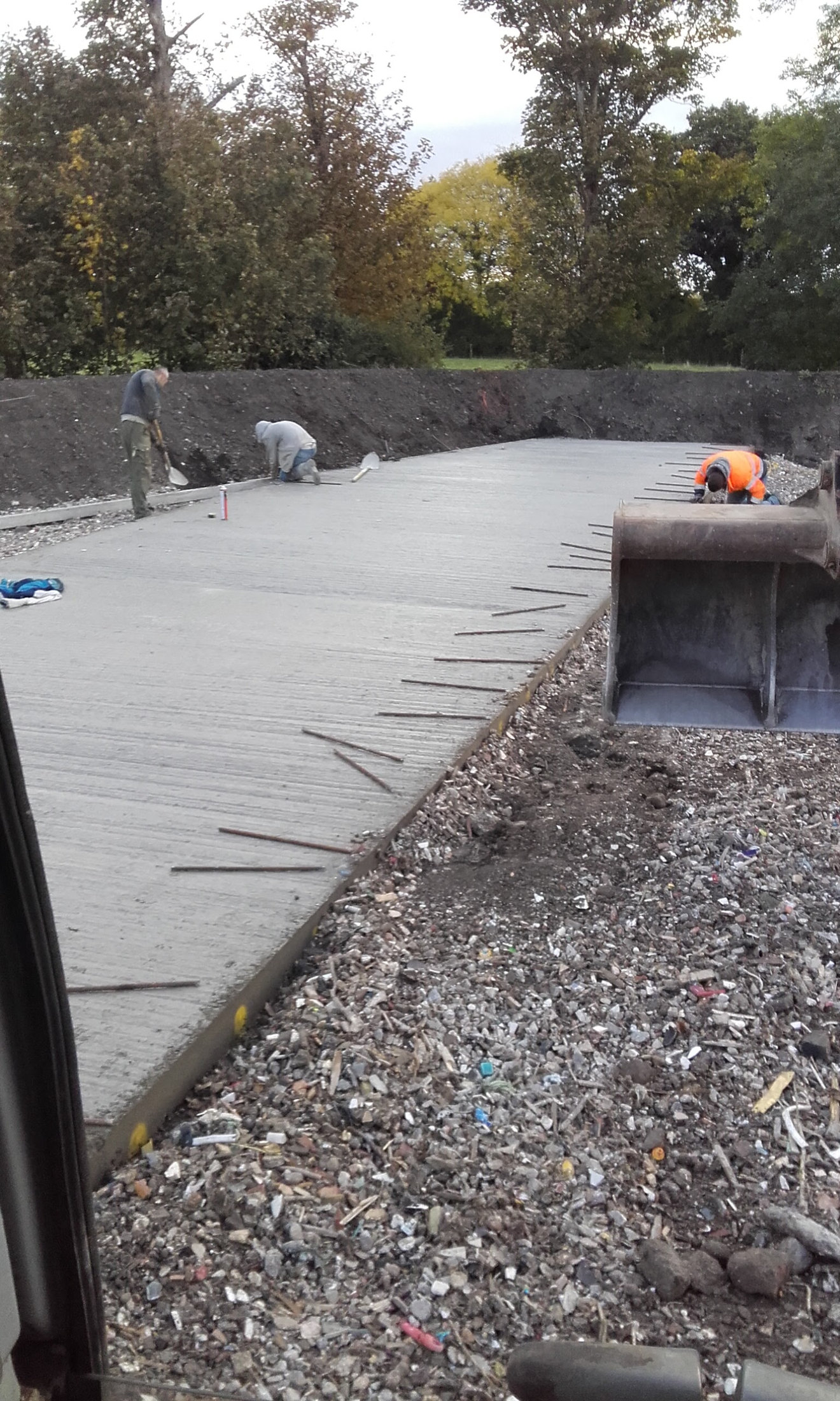 Concrete slab edge detail