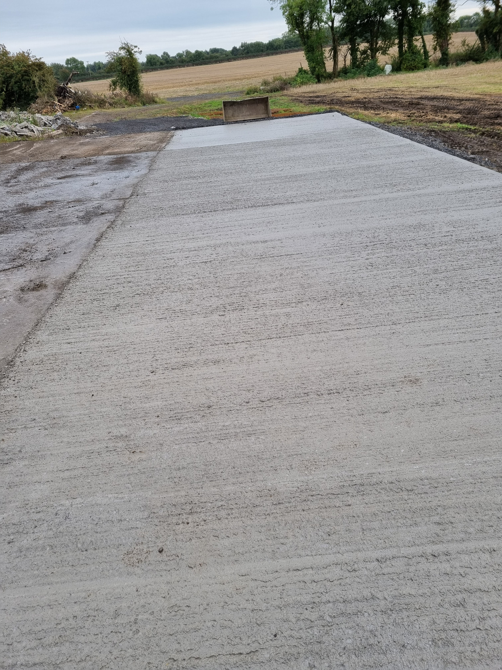 Concrete slab surface detail