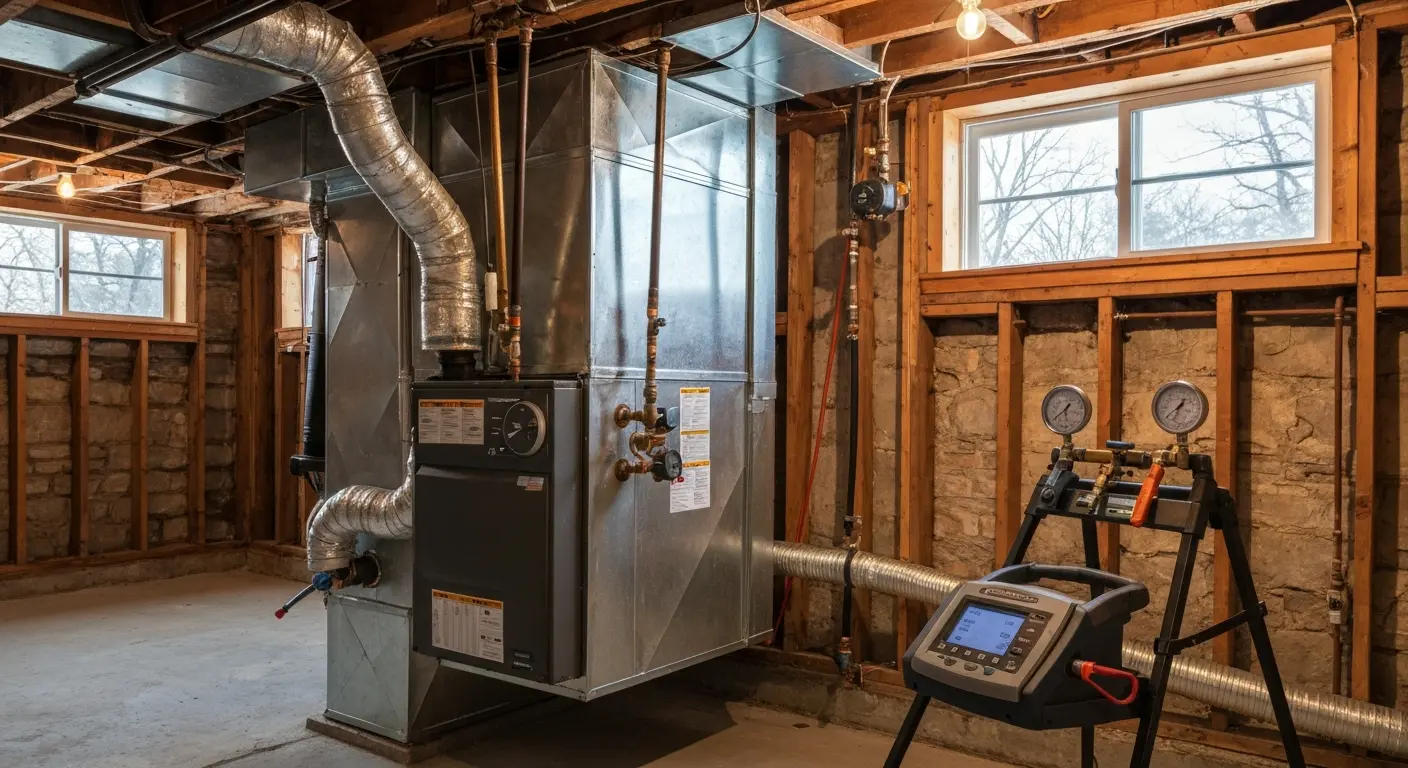 Furnace installation in Stormville