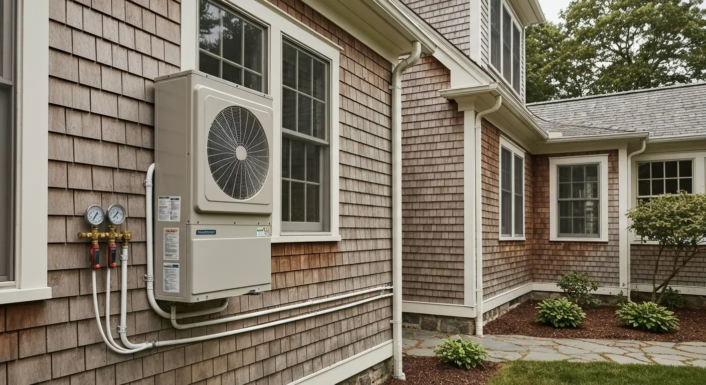 Ductless mini split AC installation