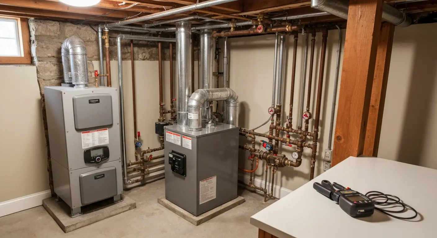 Boiler repair work