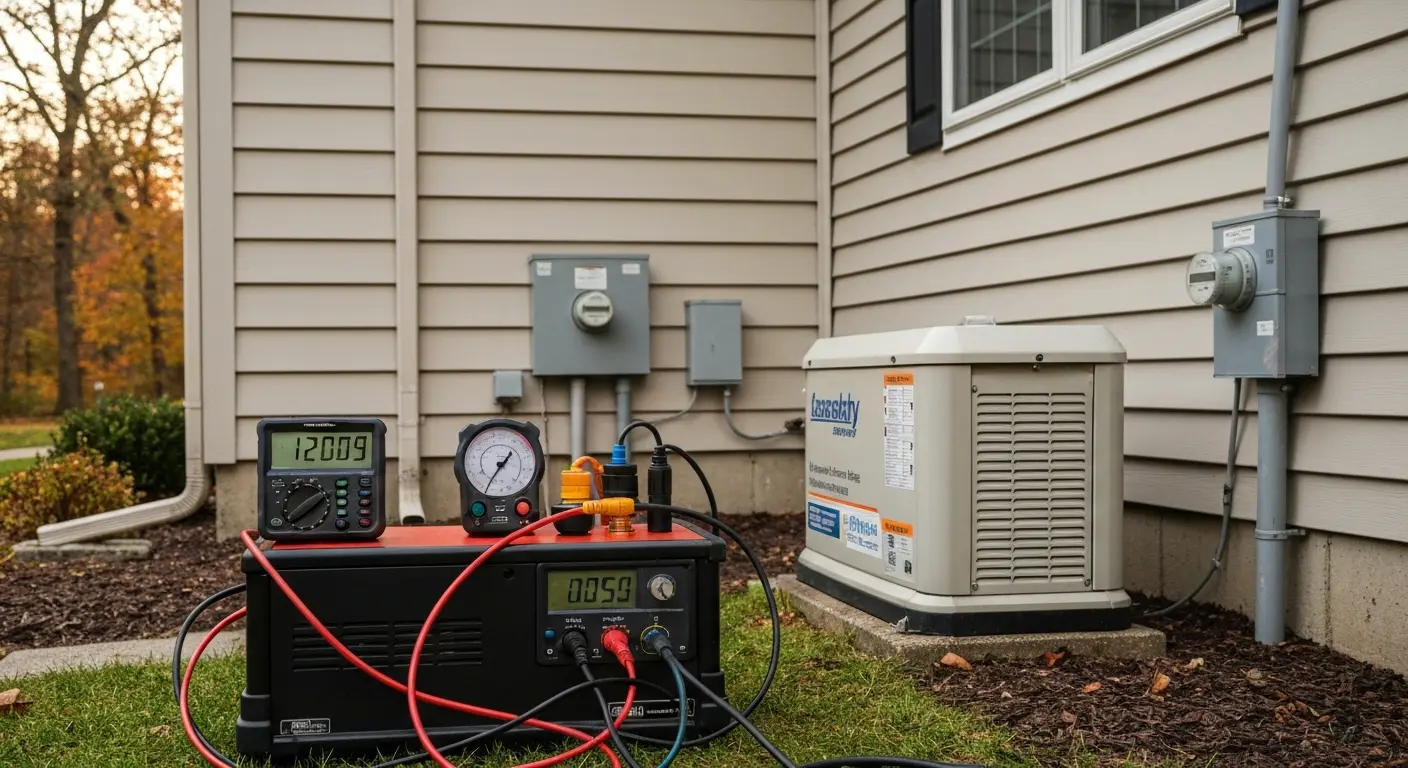 Generator load testing procedure