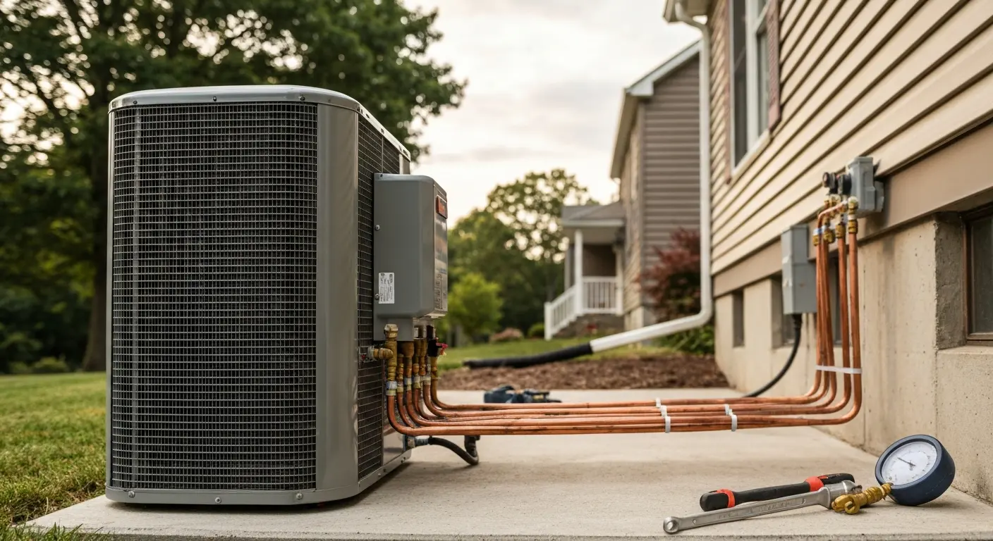 Central air conditioning service
