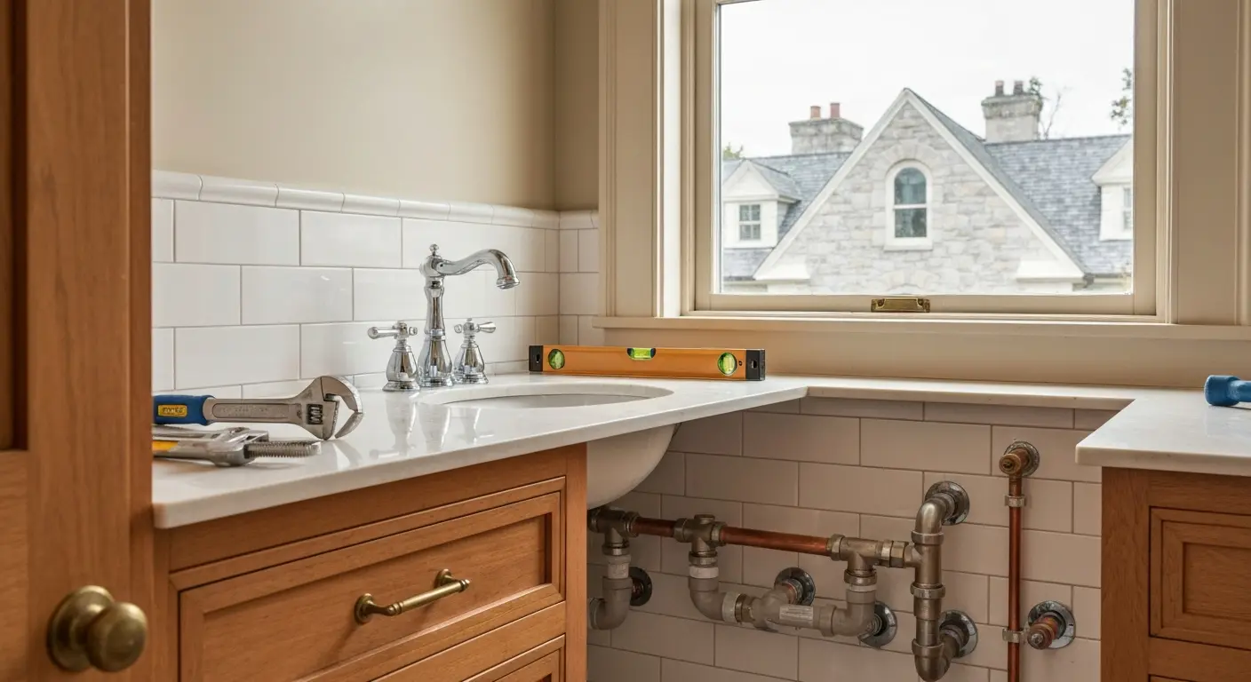 Plumbing repair work