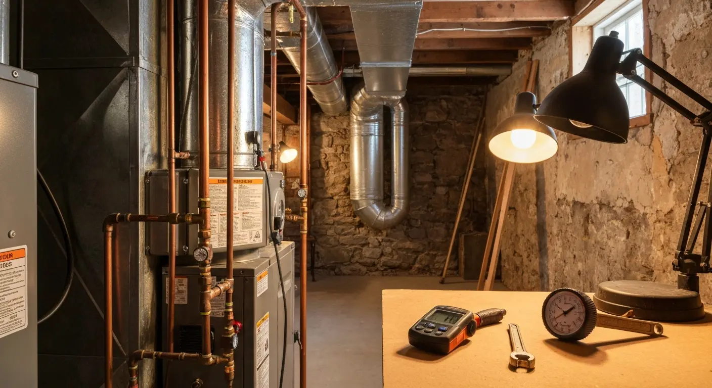 HVAC service in Montrose home