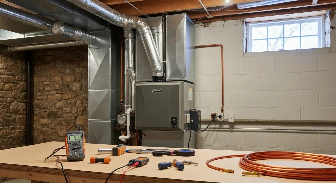 Furnace installation
