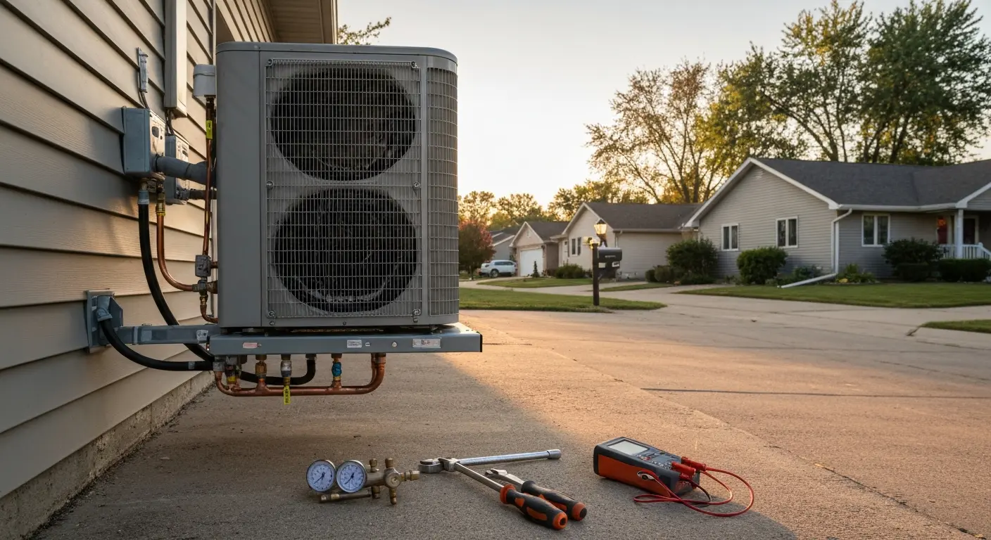 Central AC installation