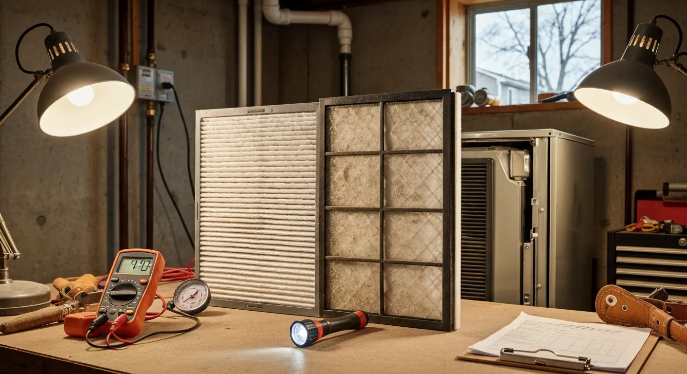 HVAC maintenance and filter replacement