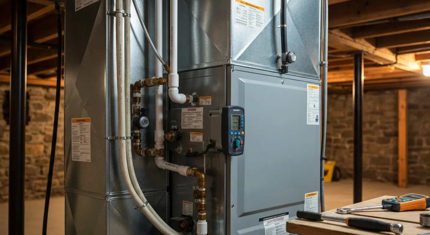 Furnace installation in Mahopac home
