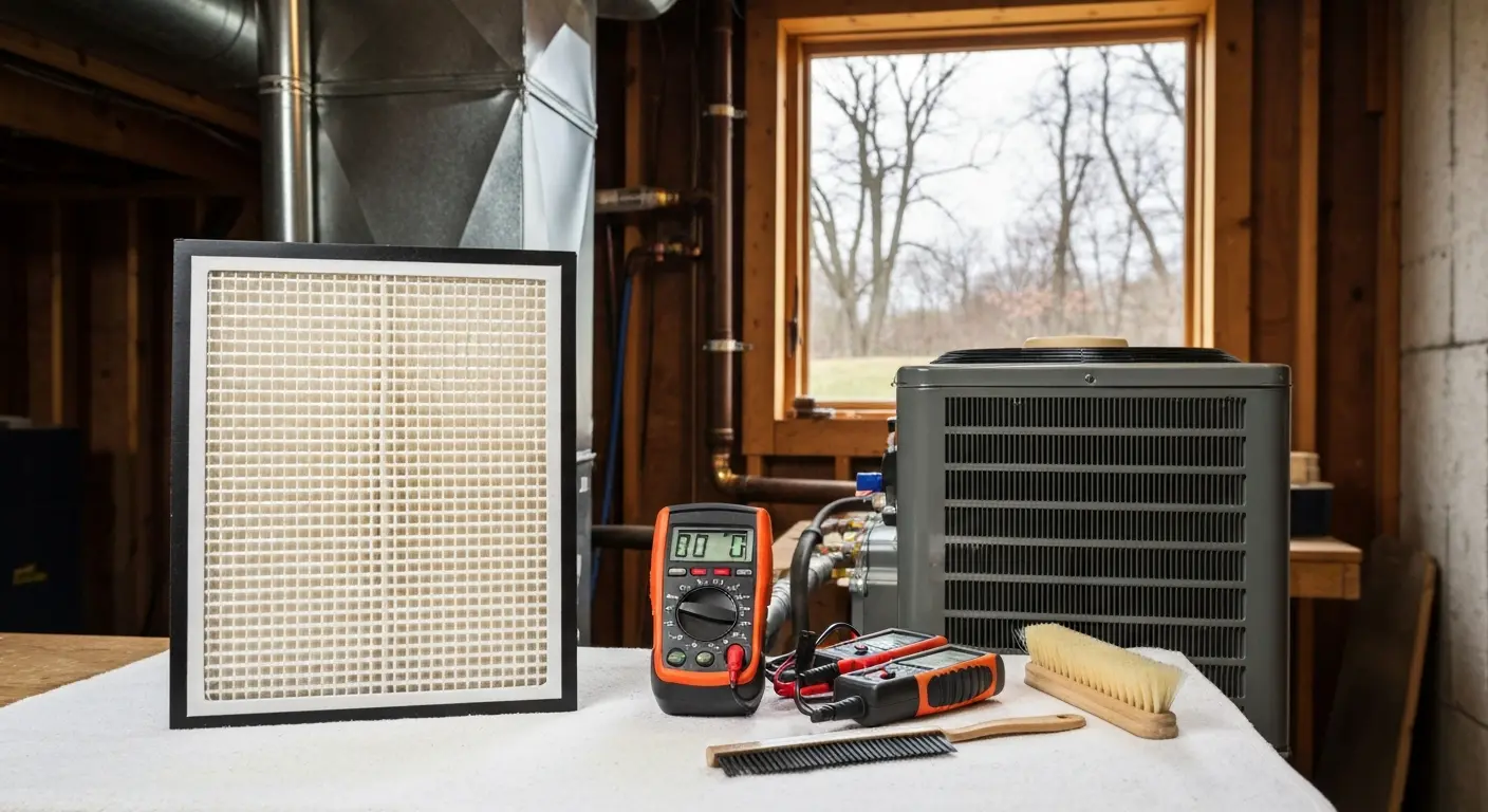 HVAC maintenance and air filter replacement