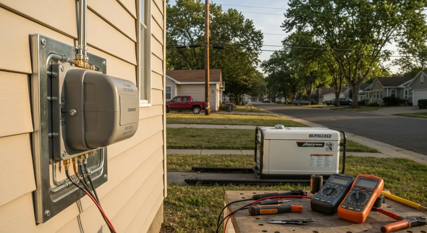 Transfer switch installation and repair