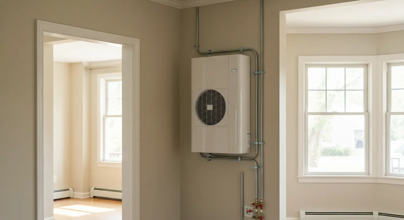 Heat pump system in Mahopac residence