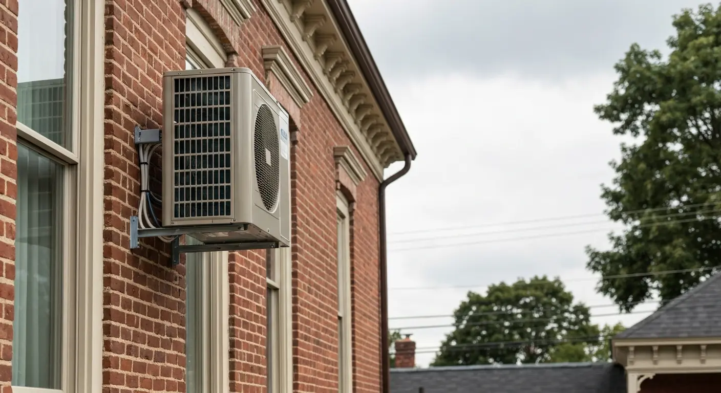 Ductless mini split installation in historic Peekskill