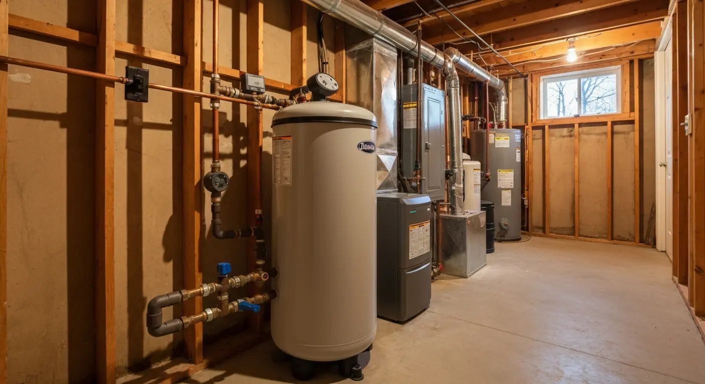 Water softener installation