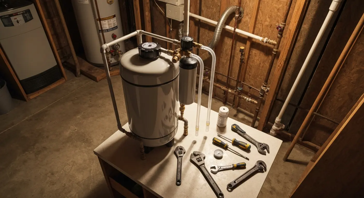 Water softener repair service