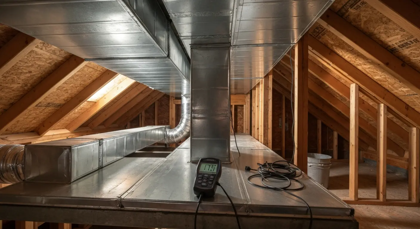 Air quality and ductwork diagnostics in Bedford