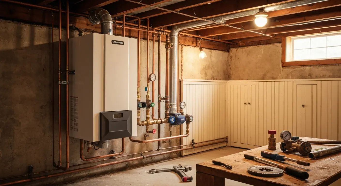 New boiler installation
