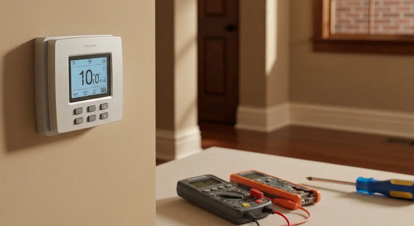 Thermostat installation and Wi-Fi setup