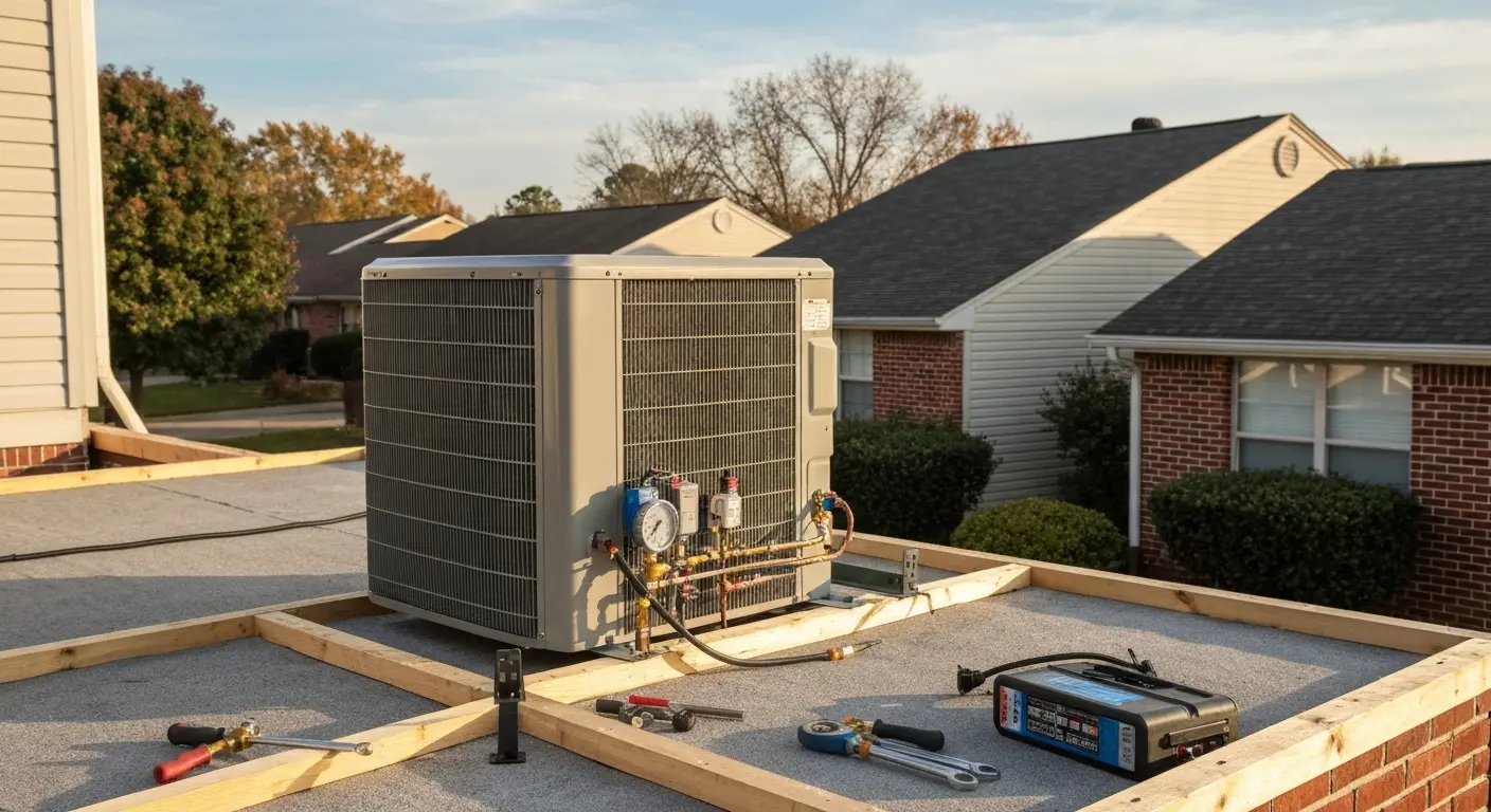Central AC installation