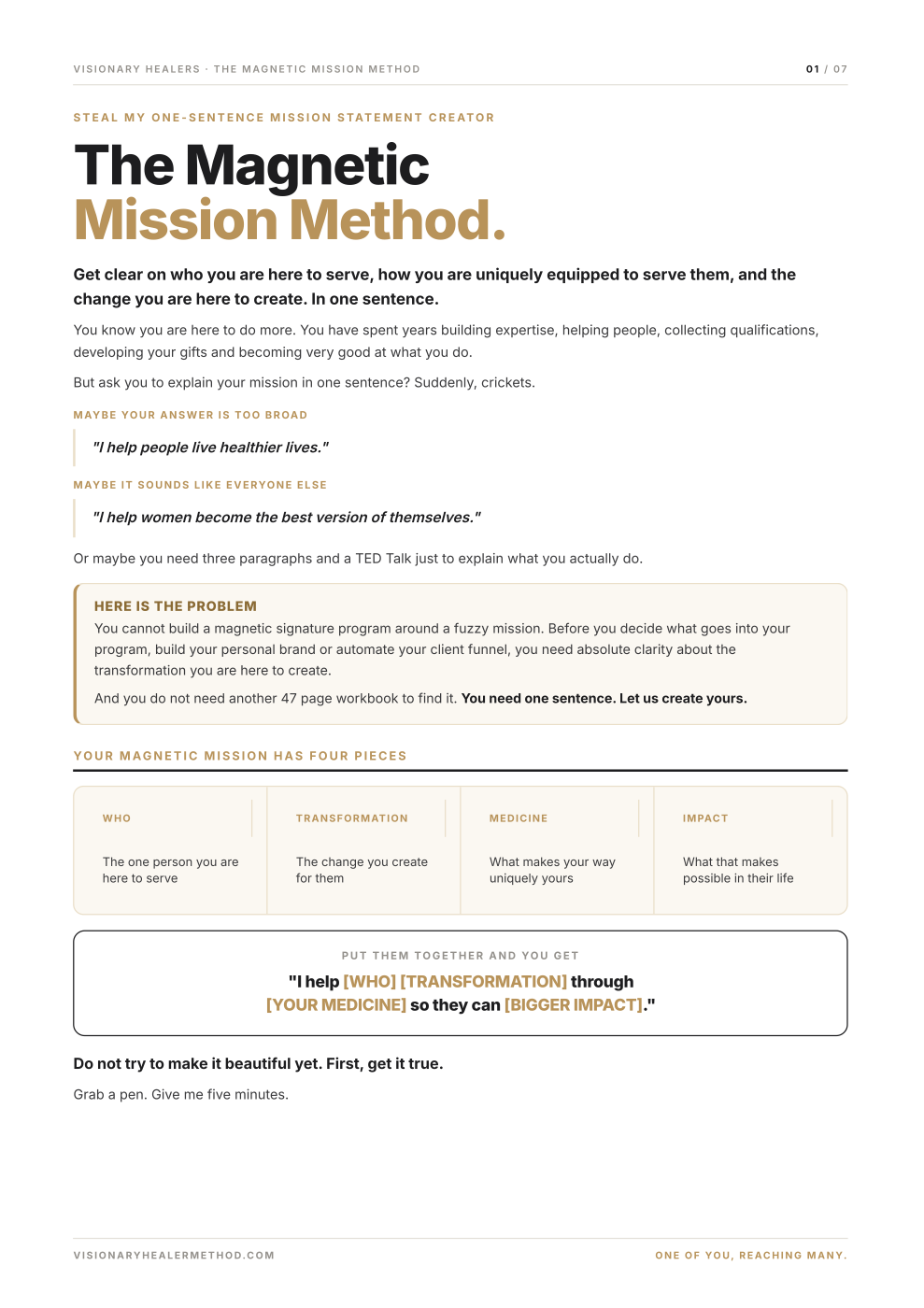 Preview of The Magnetic Mission Method PDF