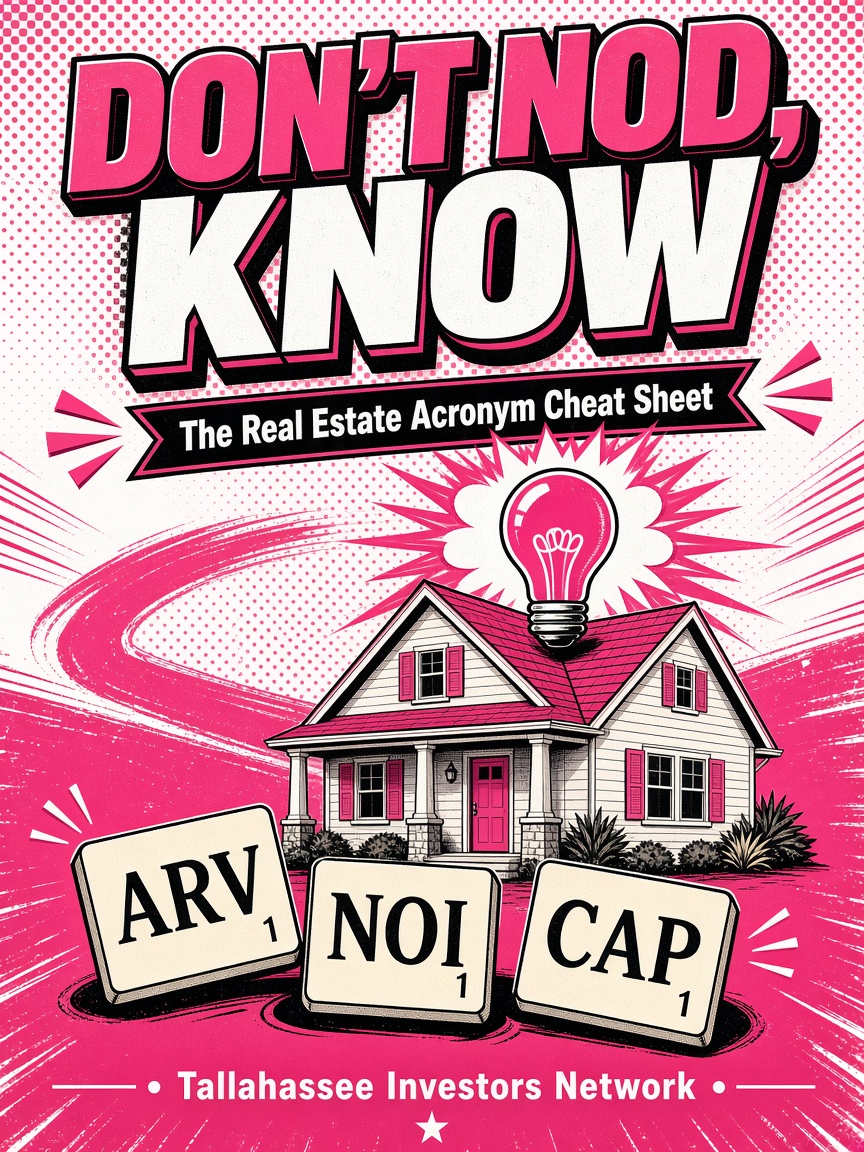 Cover of Don't Nod, Know: The Real Estate Acronym Cheat Sheet