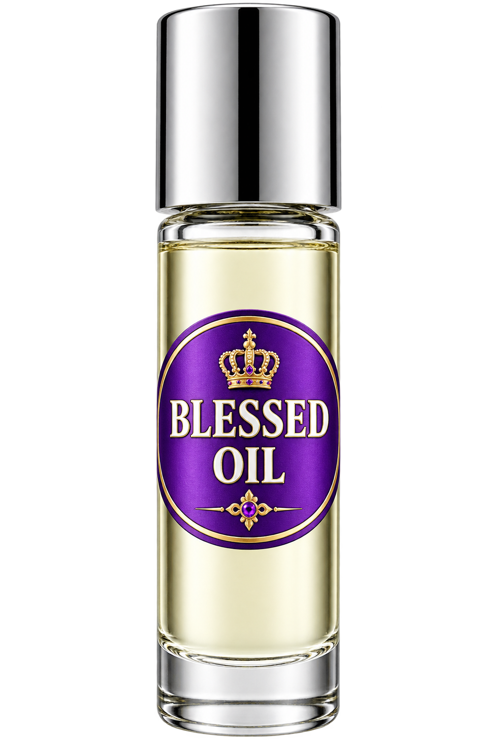 Coach Misty's Blessed Oil bottle