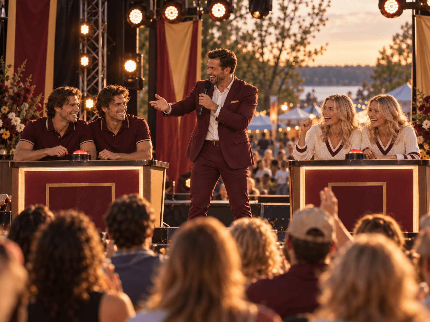 Twin Sync Game Show at the Stratford Twin Festival