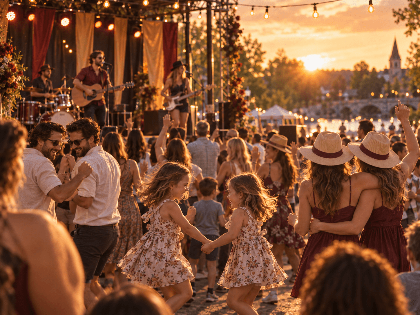 Live entertainment at the Stratford Twin Festival